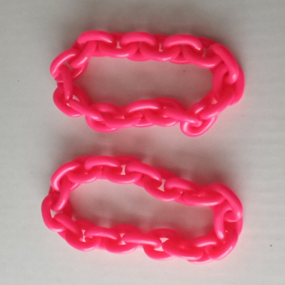 Acrylic Chain Bracelet Set
